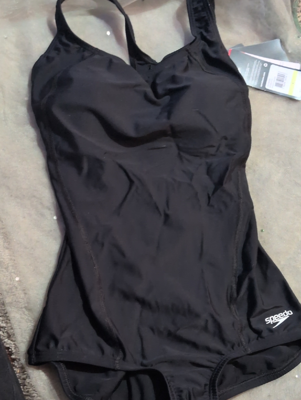 Speedo Black Competitive One-Piece Swimsuit